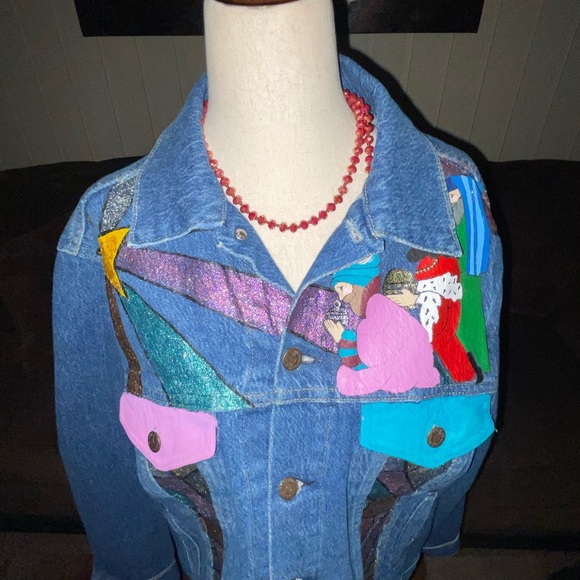 Bristol Blues • Nativity Theme • Large • Blue • Jean • Denim • Jacket - Picture 7 of 12